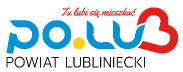 Baner Logo Powiat Lublinecki POLUB Tu lubi się mieszkać.
